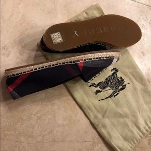 Brand New Never Worn Burberry Espadrilles